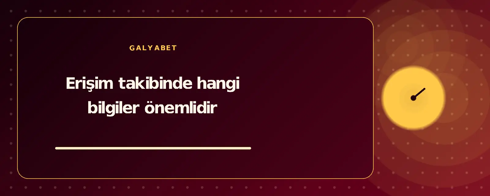 Erişim takibinde hangi bilgiler önemlidir galyabetguncelgiris.com